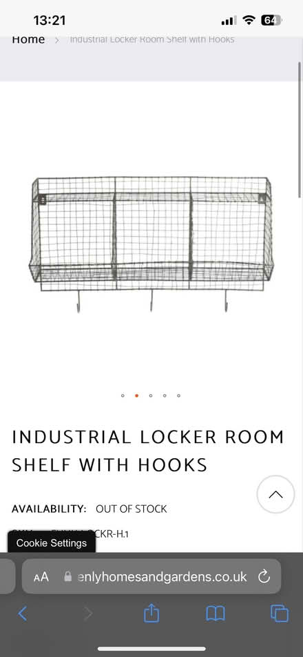 Photo of free Nkuku wire wall shelves (W3 Acton) #3