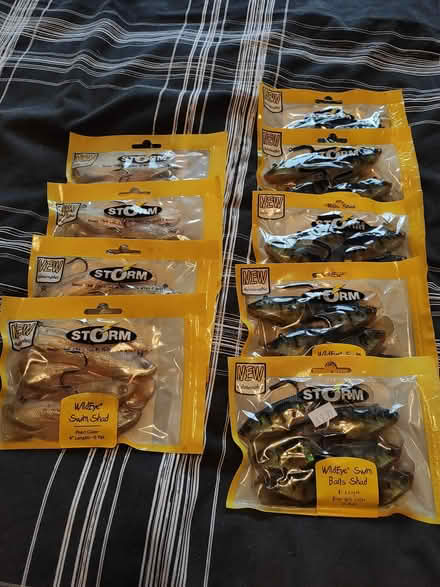 Photo of free 4” Storm Lures - unused (Thorney Leys OX28) #1