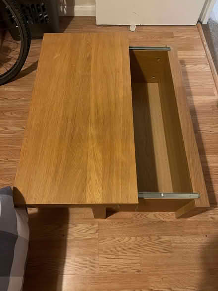 Photo of free Small Wooden Storage Box - Oak coloured. (Mill Green AL7) #3