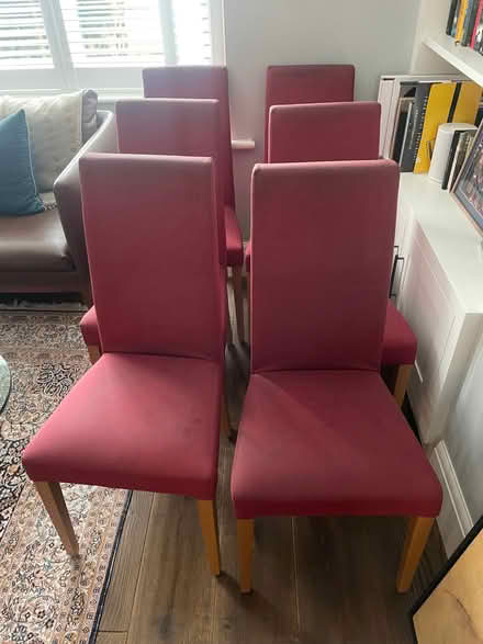Photo of free 6 dining room chairs (Barnes SW13) #2