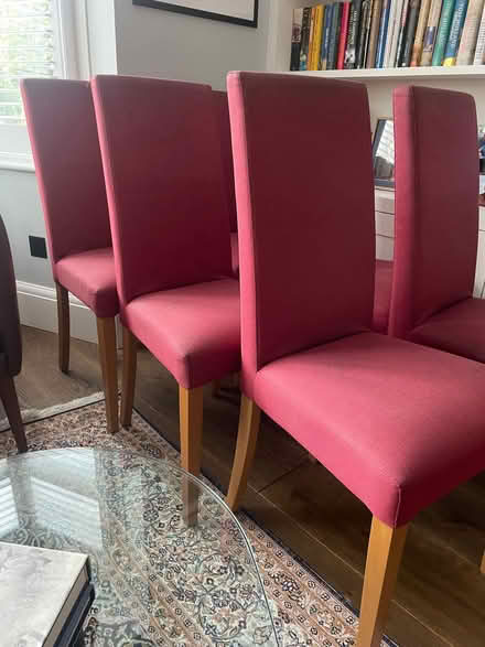 Photo of free 6 dining room chairs (Barnes SW13) #1