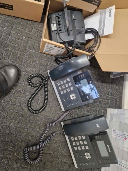 Photo of free 4 Yealink phones (CM13 3JH) #1