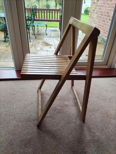 Photo of free 2 mid 70's folding chairs (AL4) #2