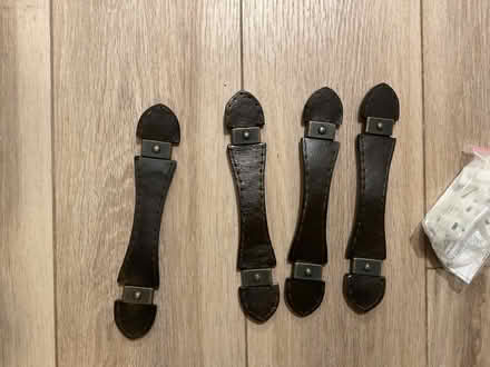 Photo of free 4 leather handles (for furniture) (Petworth neighborhood WDC NW) #1