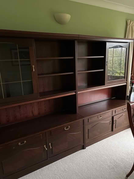 Photo of free mahogany display units (Warlingham) #1