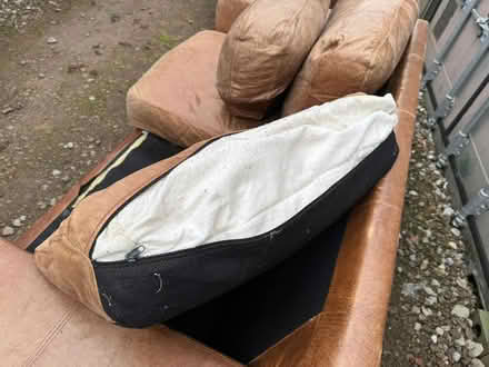 Photo of free 2 X leather sofas (Bradford on Avon BA15) #4