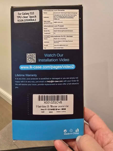 Photo of free Samsung Galaxy S10 Screen Protectors (Crag Bank LA5) #1