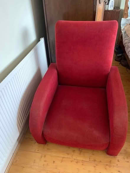 Photo of free 2 red chairs and double wardrobe (Douglas.) #1