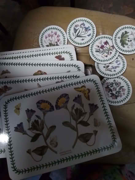 Photo of free Portmeirion placemats & coasters (Fords Farm RG31) #1