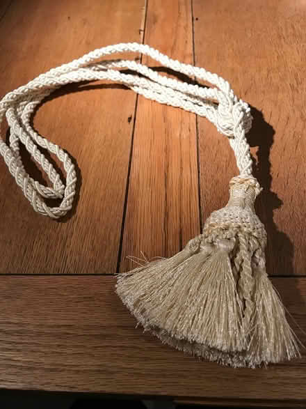 Photo of free Unused cord curtain tieback (Hitchin) #1