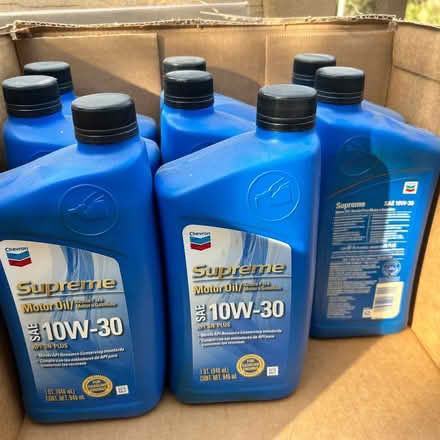 Photo of free 7 quarts 10W-30 motor oil (Burbank) #2