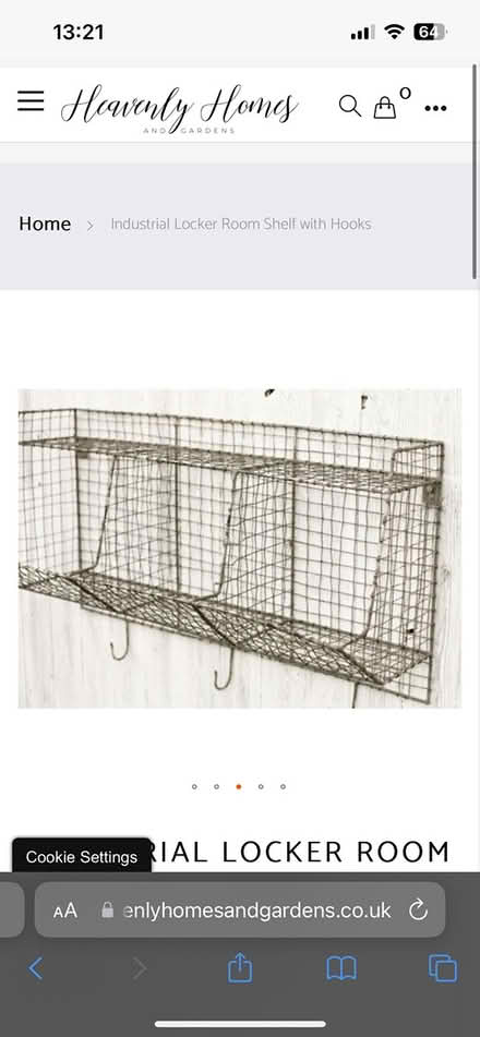 Photo of free Nkuku wire wall shelves (W3 Acton) #1