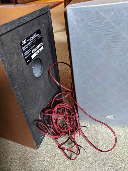 Photo of free Small wooden speakers (Throop) #1
