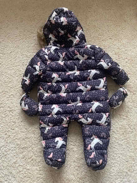 Photo of free Baby snowsuit with removal mittens (Croydon) #3
