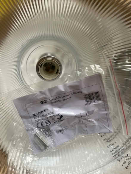 Photo of free Glass shade light brand new (Prenton) #4