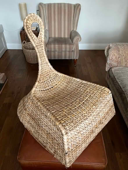 Photo of free Ikea Wicker Chair (Stillorgan by Oatlands College) #1