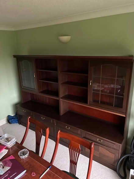 Photo of free mahogany display units (Warlingham) #2