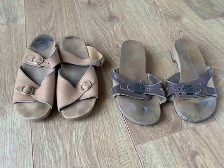 Photo of free Vintage Scholl Sandals, size 6 (Riseley, Bedford) #1
