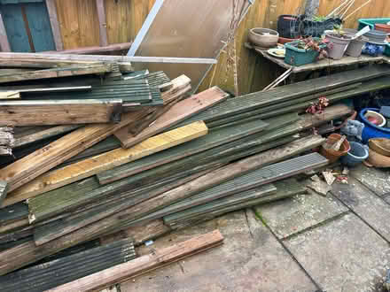 Photo of free Lots of old decking, ideal firewood (SO15) #2