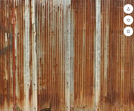 Photo of old corrugated sheets (ST18 Stafford) #1
