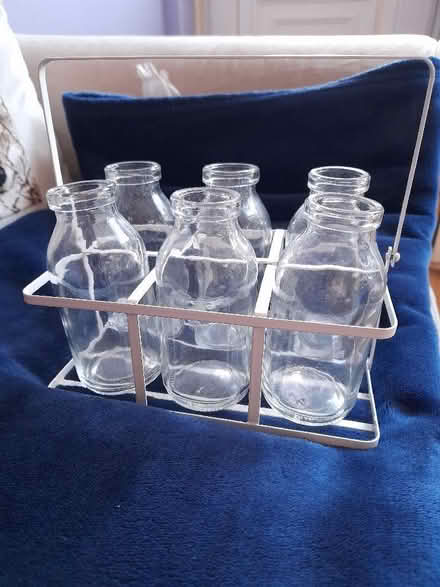Photo of free 6 Mini Milk Bottles & Crate (Colwick NG4) #1