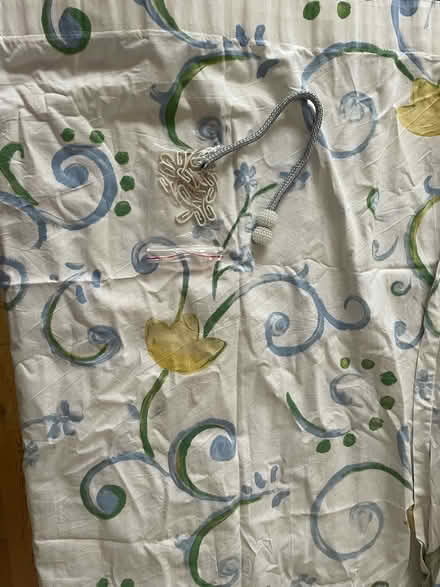 Photo of free A pair of curtains with hooks (TW9) #1