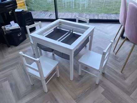 Photo of free Play table (needs top) + 4 chairs (Richmond TW10) #1