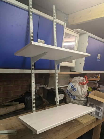 Photo of free Heavy duty adjustable shelving x4 (Bristol North / Stoke Gifford) #4