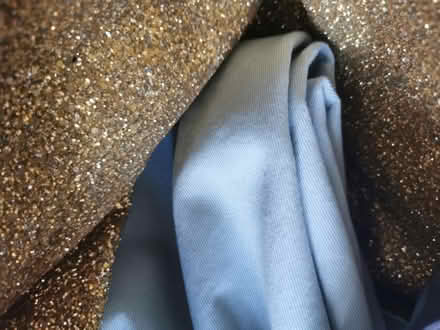 Photo of free Gold Glitter Fabric (Turnpike Lane N22) #1