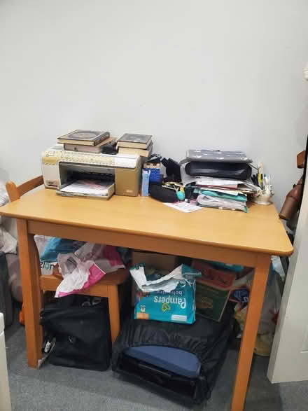 Photo of free Cream sofa , table and chair (L4) #4