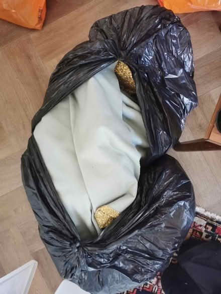 Photo of free Gold Glitter Fabric (Turnpike Lane N22) #2