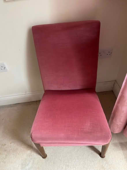 Photo of free Pink upholstered chair (Bidborough TN3) #1