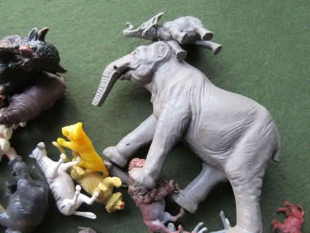 Photo of free 'vintage' plastic farm, zoo & jungle animals (Malvern Link WR14) #2