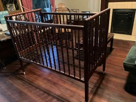 Photo of free Old style crib (Downtown Douglasville) #1