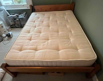 Photo of free Coil sprung double mattress (Selhurst SE25) #1