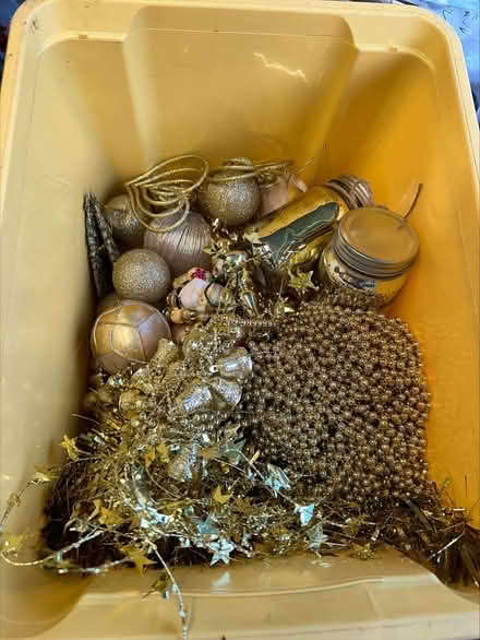 Photo of free Gold Christmas decorations (Glenridding CA11) #1