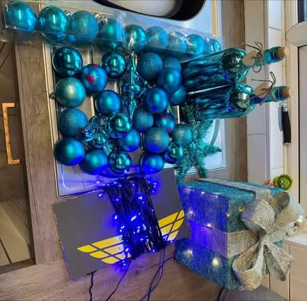 Photo of free Light blue Christmas Decorations (Glenridding CA11) #1