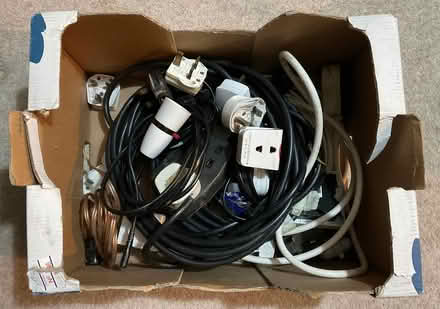 Photo of free Electrical cables/plugs etc (Penrith CA11) #1