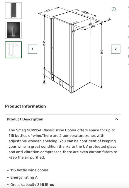 Photo of free A large wine cooler / fridge (Kew TW9) #3