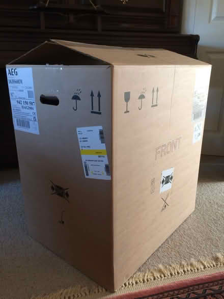 Photo of free Sturdy cardboard box (New Marston OX3) #1