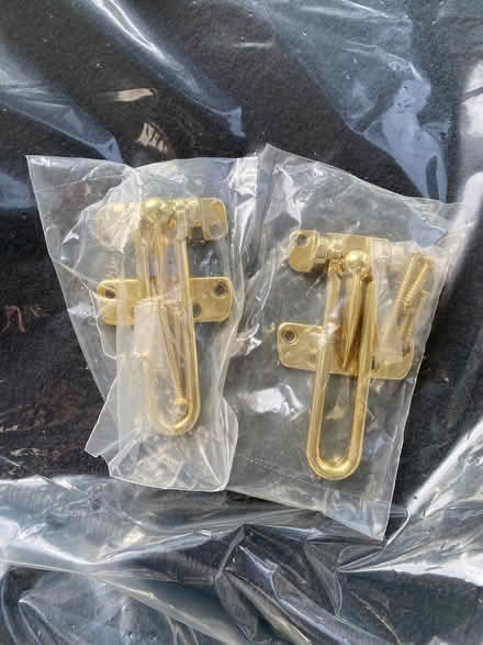 Photo of free 2 Brass door latches (Near Rancho San Antonio Park) #1