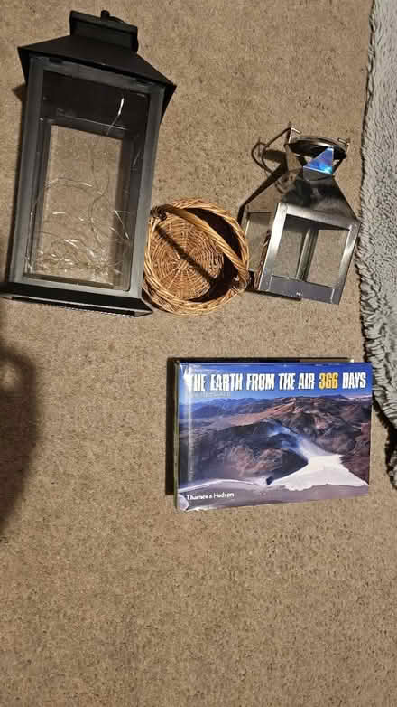 Photo of free 2 lantern, book, small basket (TW7 Isleworth) #1