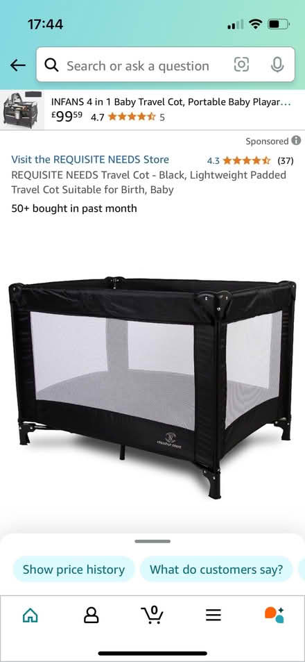 Photo of free Travel cot (N4) #2