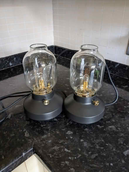 Photo of free X2 IKEA Tarnaby table lamps, black (Bristol North / Stoke Gifford) #2