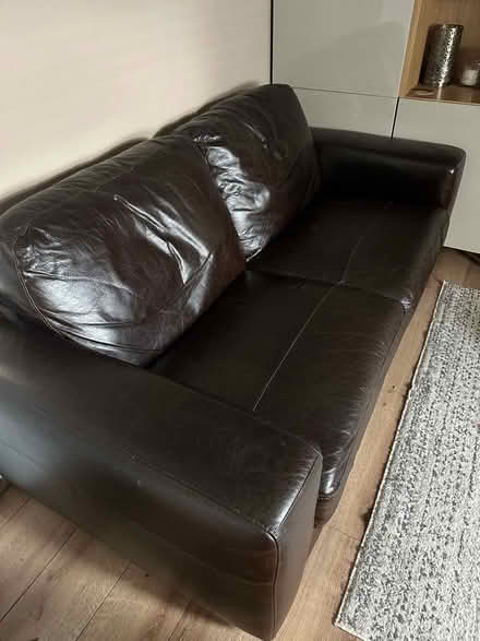 Photo of free Leather Sofa (Lea Industrial Estate AL5) #2