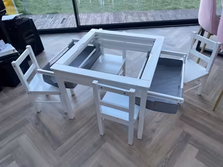 Photo of free Play table (needs top) + 4 chairs (Richmond TW10) #3