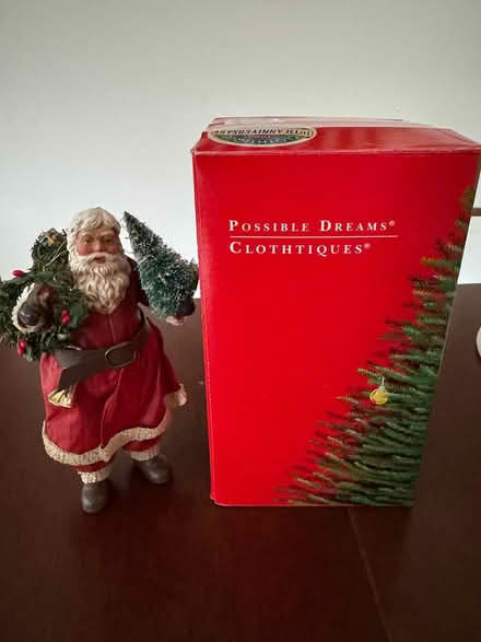 Photo of free Table top Christmas santa ornament (Swarthmore) #3