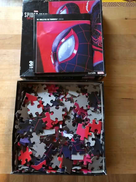 Photo of free Spider-Man puzzle-2 missing pieces (Near East/Union & Marquette) #1