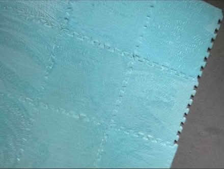 Photo of free 12 plush floor tiles - light blue (SW20 Wimbledon) #3