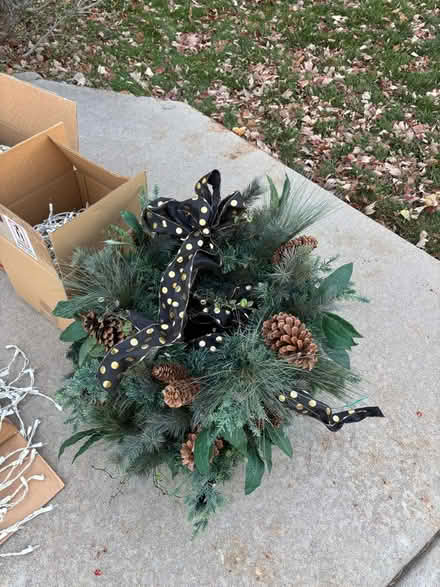 Photo of free Christmas Icicle lights & 4 wreaths (Littleton) #4